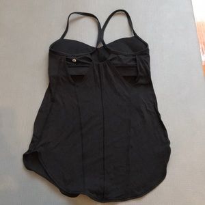 Lululemon black tank top size 2